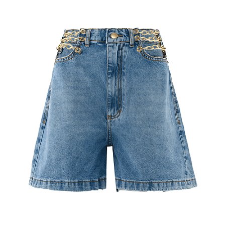 SHORTS JEANS CORRENTES LÍVIA - MAIS UM