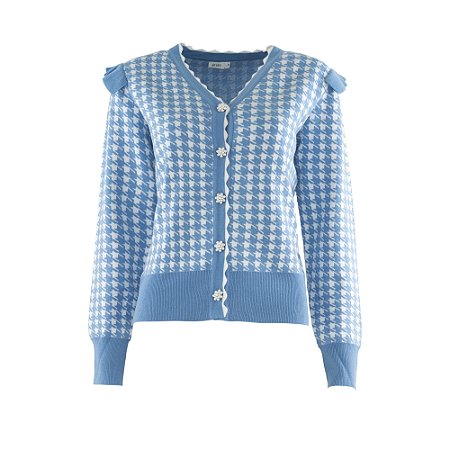 CARDIGAN PIED DE POULE AMANDA