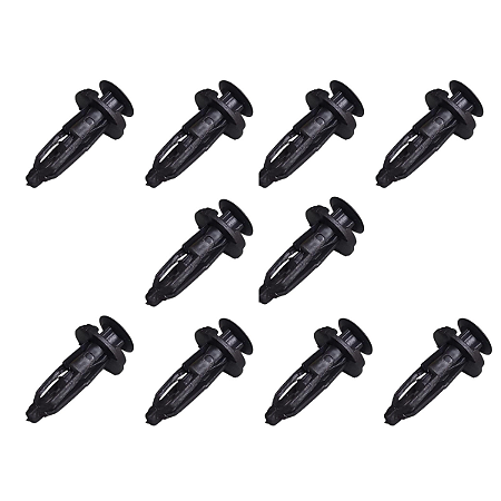 10 Rebites Fixador Grampo Presilha Parachoque Painel Toyota Corolla, Etios, Camy, Filder, Prado, Prius, RAV4, Yaris, SW4