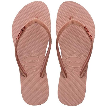 SANDALIA FEMININO HAVAIANAS SLIM VELVET ROSA