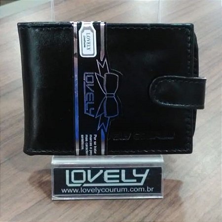 CARTEIRA MASCULINO LOVELY MEF159 PRETO