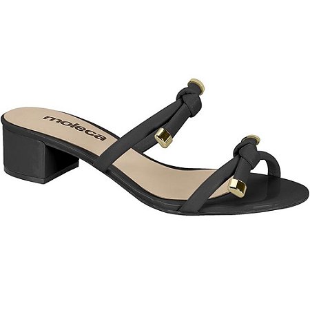 SANDALIA FEMININO MOLECA 5259841 PRETO