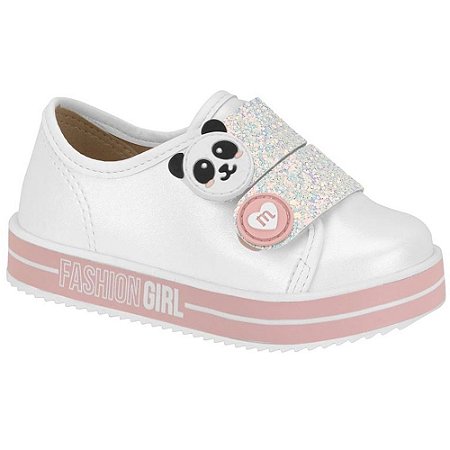 TENIS INFANTIL MOLEKINHA 2131507 BRANCO/HOLOGRAFICO