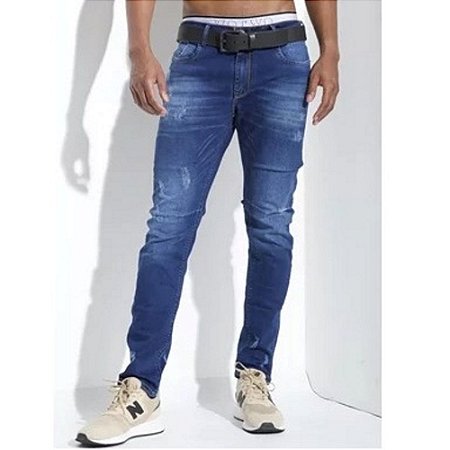 CALCA MASCULINO BIOTWO 68182 AZUL JEANS