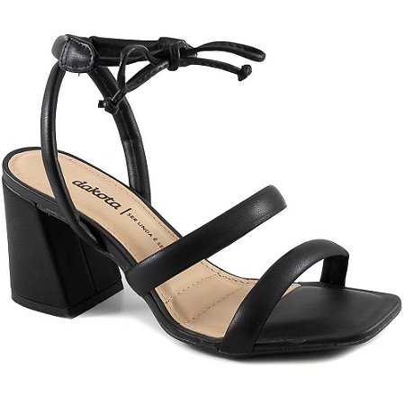 SANDALIA FEMININO DAKOTA Z9451 PRETO