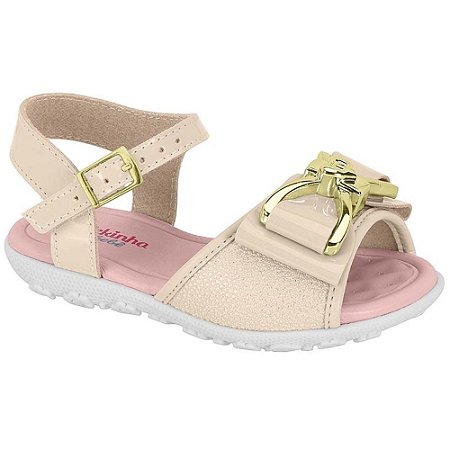 SANDALIA INFANTIL MOLEKINHA 2121135 CREME