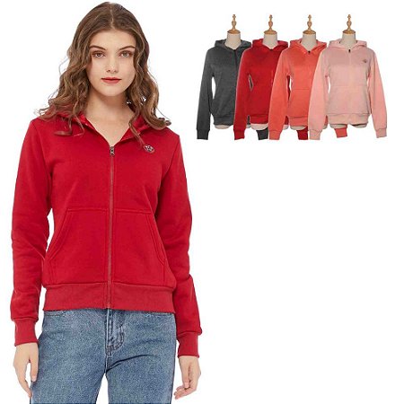 MOLETON FEMININO FACINELLI 670300 VERMELHO