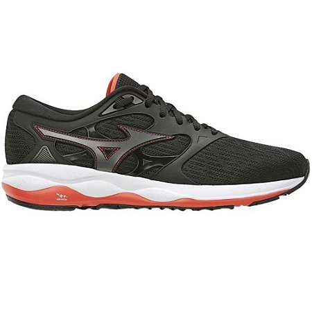 TENIS MASCULINO MIZUNO 4146282 WAVE FALCON 3 PRETO/VERMELHO