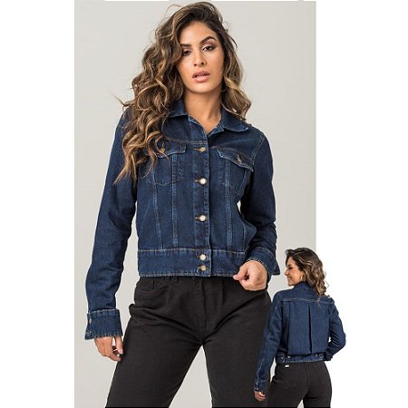 JAQUETA FEMININO ZUNE 42043 JEANS