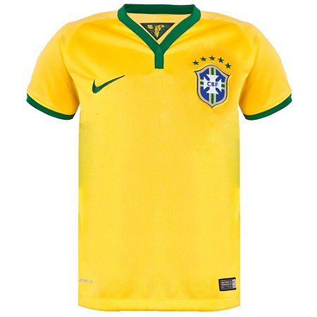 CAMISA MASCULINO NIKE 575298 BRASIL AMARELO