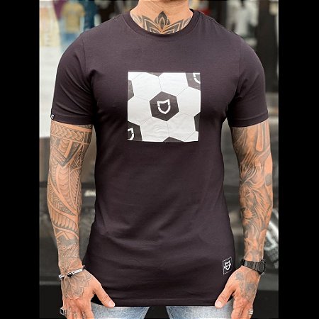 CAMISETA MASCULINO EMIVE V23025 PRETO