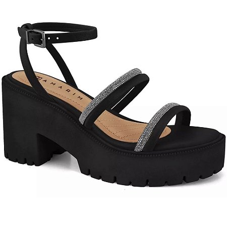 SANDALIA FEMININO RAMARIM 2354205 PRETO