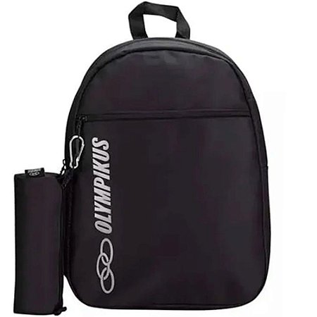 MOCHILA UNISSEX OLYMPIKUS OIWB23823 JUVENIL PRETO/PRATA