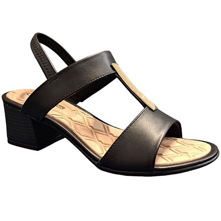 TAMANCO FEMININO COMFORTFLEX 2456305 PRETO