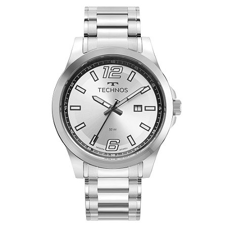 RELOGIO MASCULINO TECHNOS 2115TWV/1K CINZA