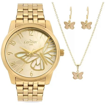 RELOGIO FEMININO CONDOR CO2039MUI/K4X DOURADO