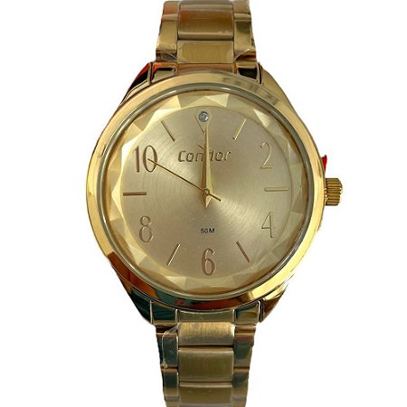 RELOGIO FEMININO CONDOR CO2035NBY/K4D DOURADO