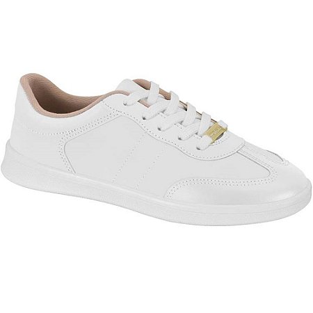 SAPATILHA FEMININO MOLECA 5797208 BRANCO/PRATA