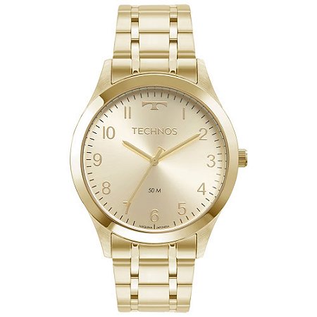 RELOGIO FEMININO TECHNOS 2036MQX1X DOURADO