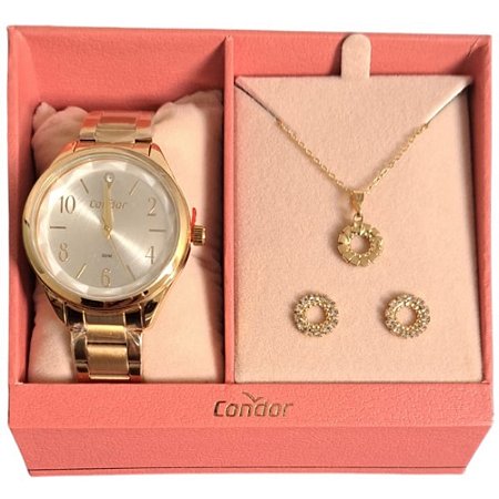 RELOGIO FEMININO CONDOR CO2035NEXK4K DOURADO