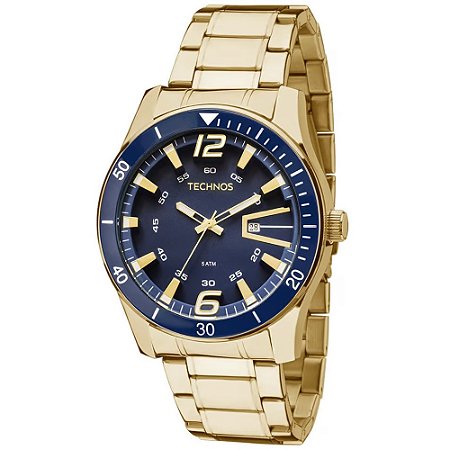 RELOGIO MASCULINO TECHNOS 2115LAJS/4A DOURADO