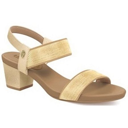 SANDALIA FEMININO USAFLEX Y8204 OURO