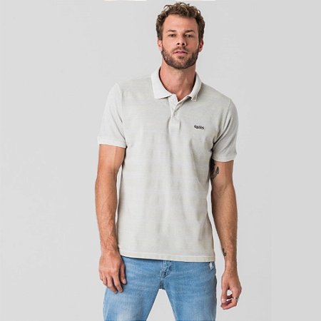 POLO MASCULINO ROCK & SODA 47130 OFF WHITE