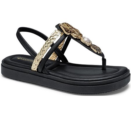 PAPETE FEMININO MISSISSIPI MC451 COTTON/DOURADO
