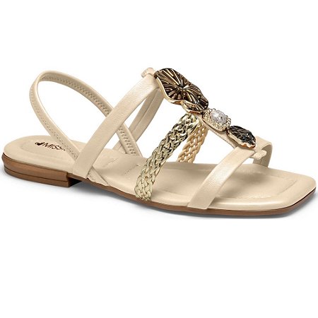 RASTEIRA FEMININO MISSISSIPI MC312 COTTON/DOURADO