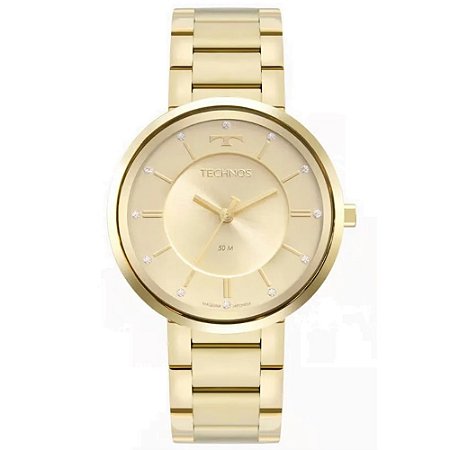 RELOGIO FEMININO TECHNOS 2035MXA/1X DOURADO