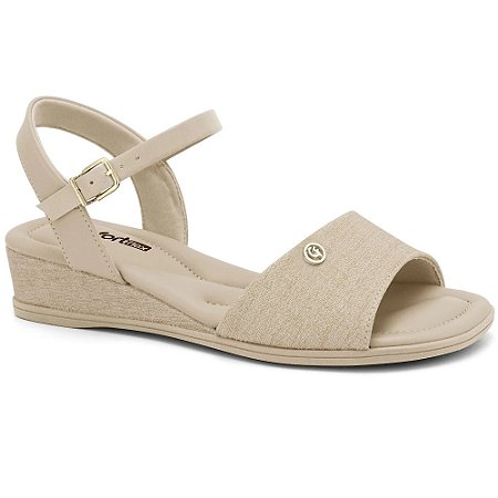 SANDALIA FEMININO COMFORTFLEX 2470404 CAQUI