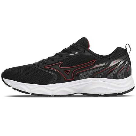 TENIS MASCULINO MIZUNO 101089089 JET 7 A PRETO/VERMELHO