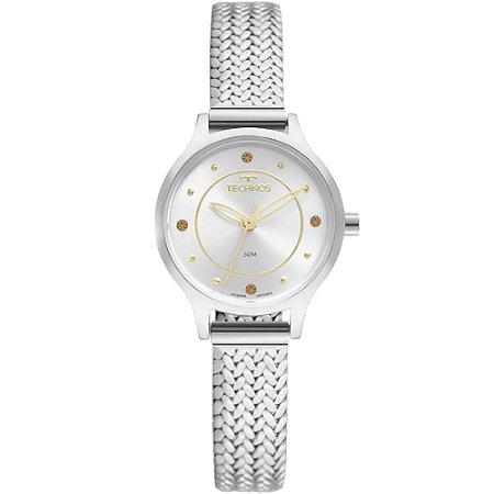 RELOGIO FEMININO TECHNOS GL32AD/1E PRATA
