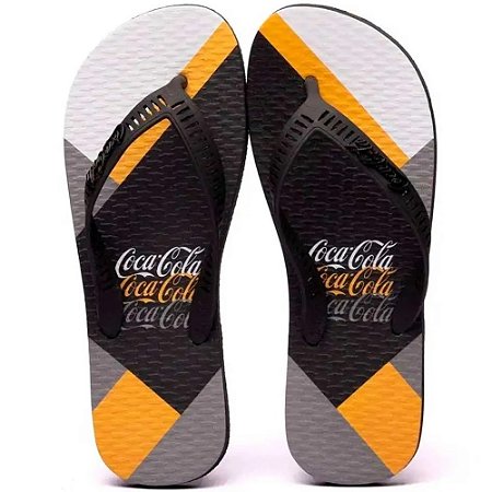 SANDALIA UNISSEX COCA-COLA CC4417 PRETO/PRETO