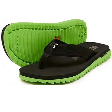 SANDALIA MASCULINO KENNER DKS-08 KIVAH CUSHY VERDE/PRETO