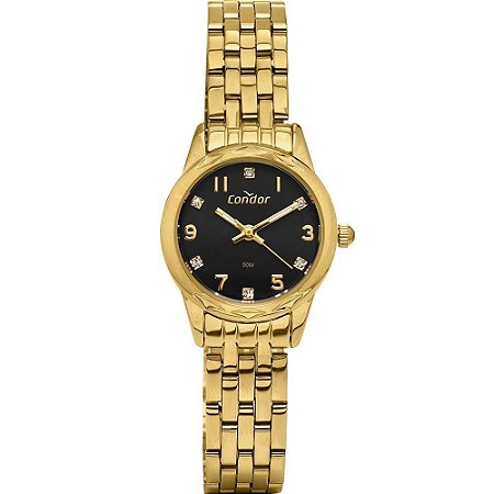 RELOGIO FEMININO CONDOR CO2035NFS4P DOURADO