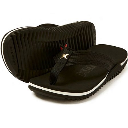 SANDALIA MASCULINO KENNER DFZ-02 NK6 PRETO/BRANCO