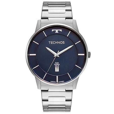 RELOGIO MASCULINO TECHNOS GM10YQ/1A PRATA