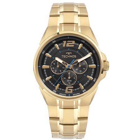 RELOGIO MASCULINO TECHNOS 6P29ALY/1P DOURADO