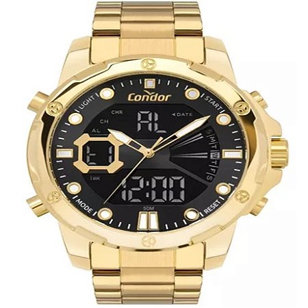 RELOGIO MASCULINO CONDOR CORD1816AA/4P DOURADO