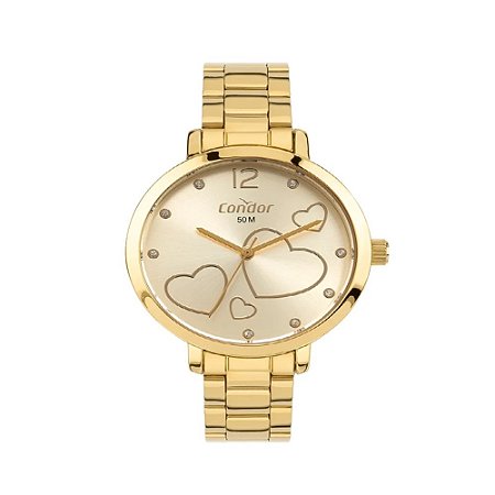 RELOGIO FEMININO CONDOR CO2035NAIK4X DOURADO
