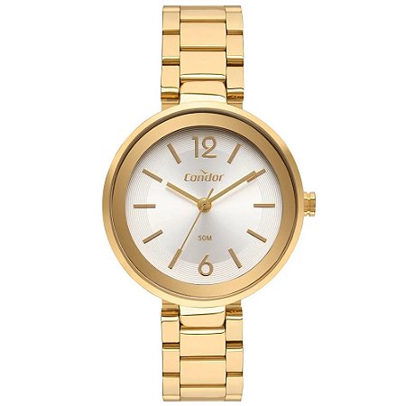 RELOGIO FEMININO CONDOR CO2035NBSK4D DOURADO