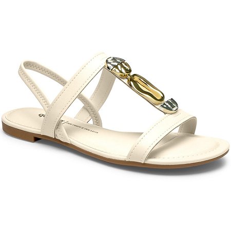 SANDALIA FEMININO DAKOTA Y8784 CREAM