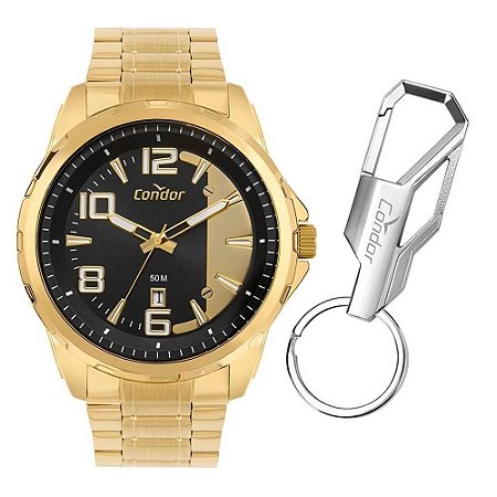 RELOGIO MASCULINO CONDOR CO2115MXG/K4P DOURADO