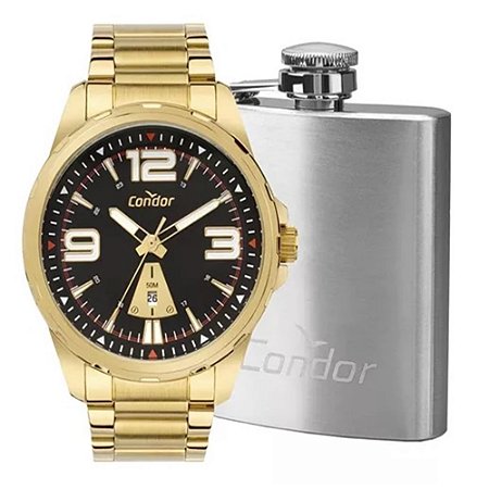 RELOGIO MASCULINO CONDOR CO2115MZZK4P DOURADO