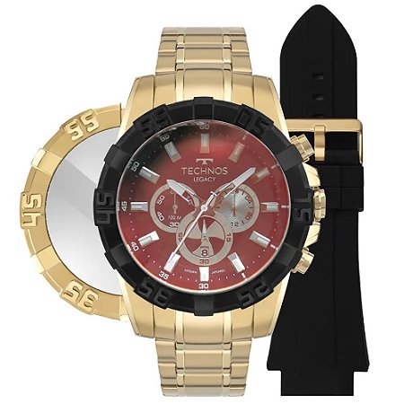 RELOGIO MASCULINO TECHNOS OS2ABZ/1P DOURADO