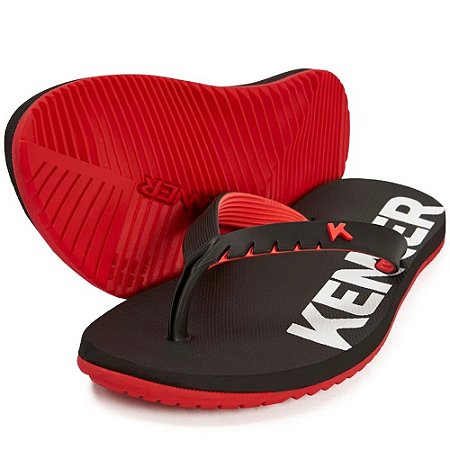 SANDALIA MASCULINO KENNER 2100031001 RED PRETO/VERDE