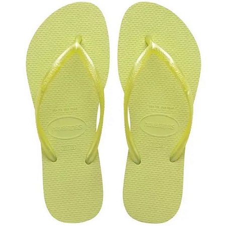 SANDALIA FEMININO HAVAIANAS SLIM FC VERDE MATCHA