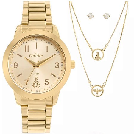 RELOGIO FEMININO CONDOR CO2035NHLK4X DOURADO