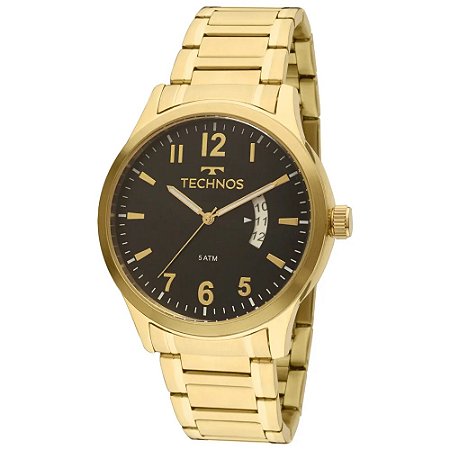 RELOGIO MASCULINO TECHNOS 2115KTPTDY4P DOURADO